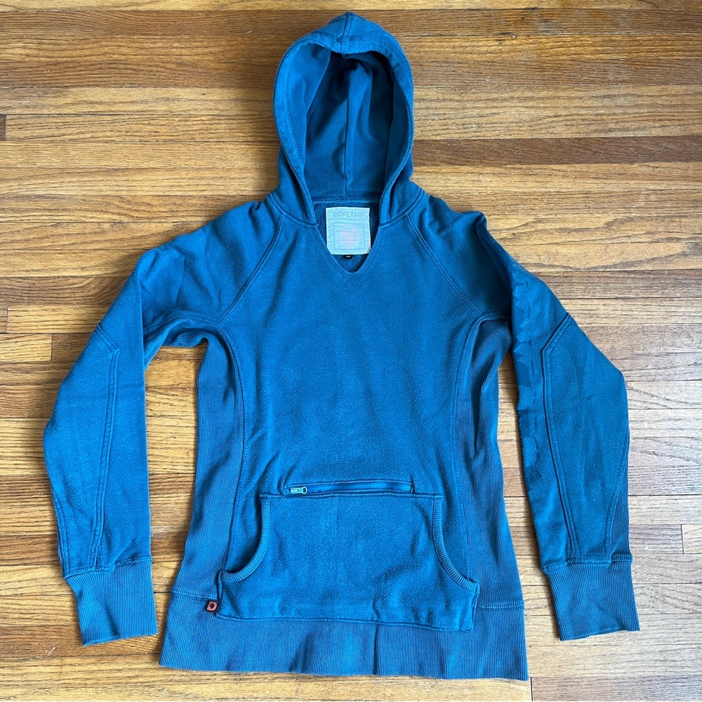 ❄️ Dovetail Workwear Anna Pullover Hoodie Teal Women’s Medium